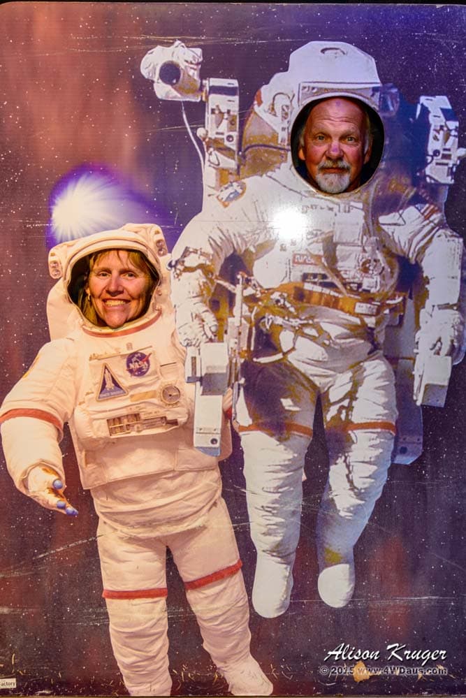 Astronauts Steve and Alison