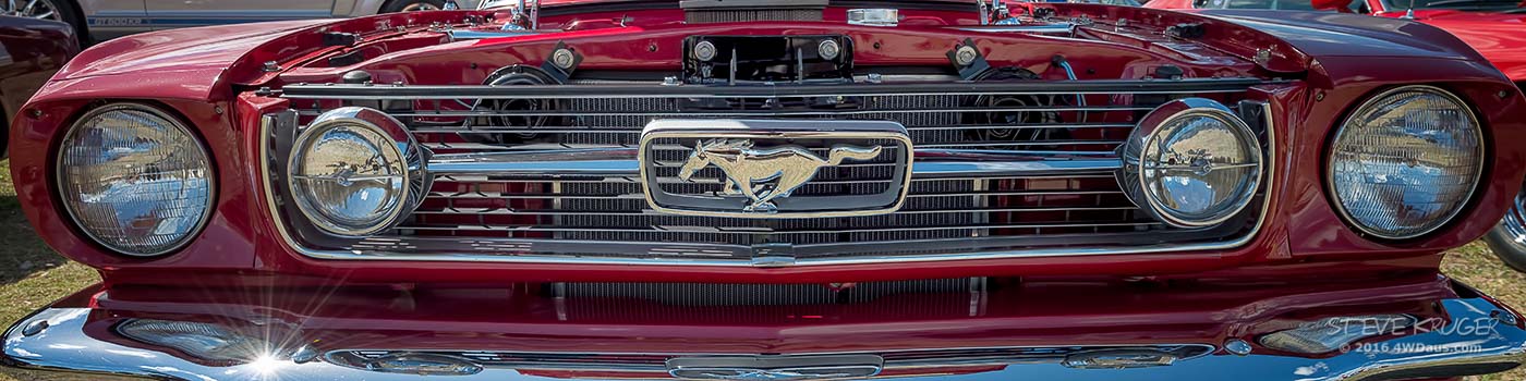 1966 Mustang Grill Banner
