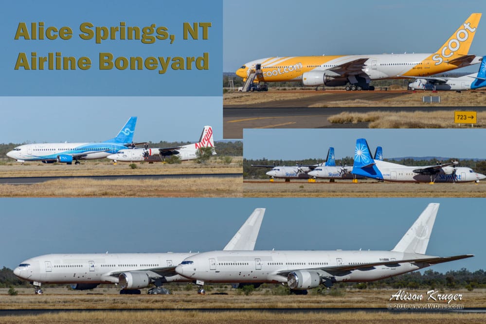 Airline Boneyard Alice Springs
