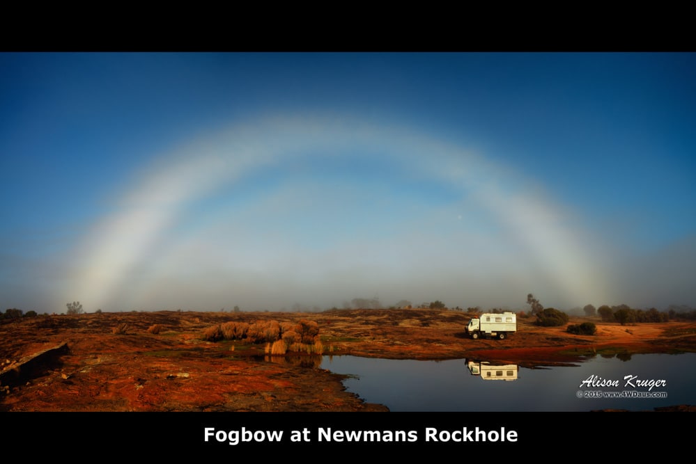 Fogbow at Newmans Rockhole 1