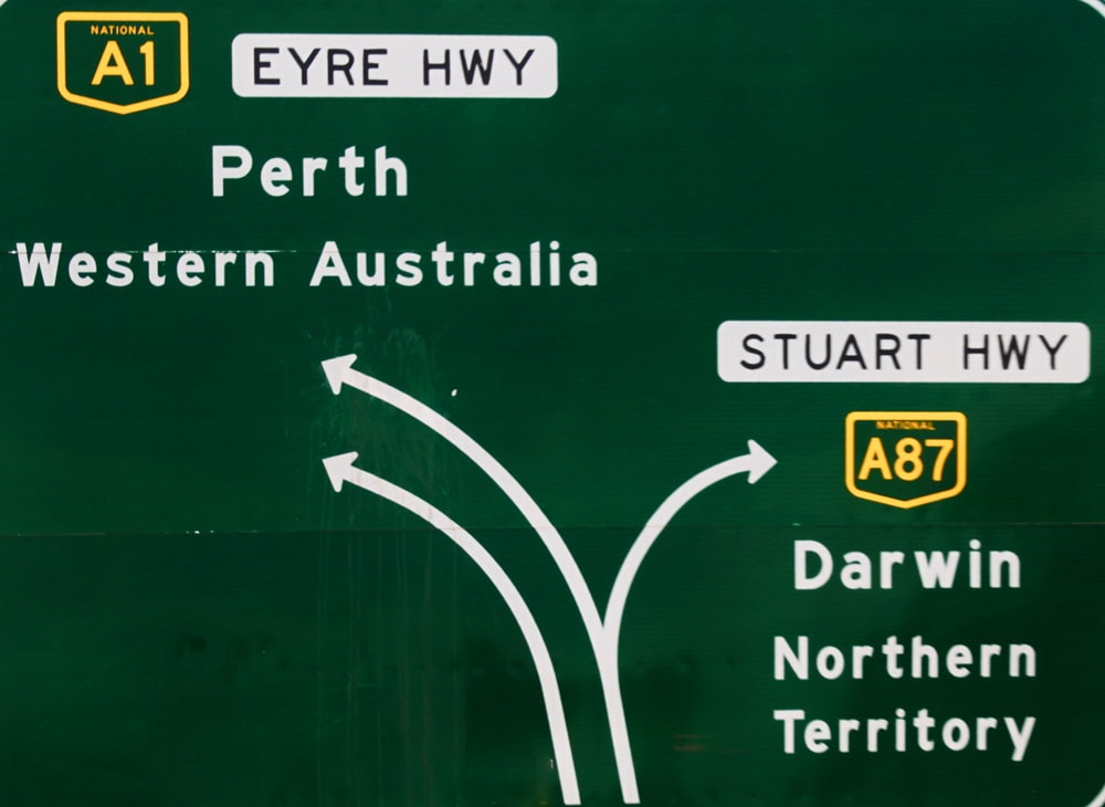 Perth Darwin Sign