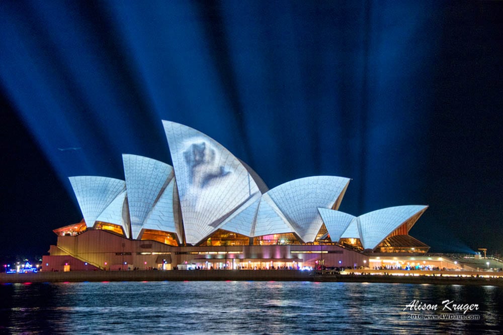 Vivid Festival Sydney 2012 The Opera House