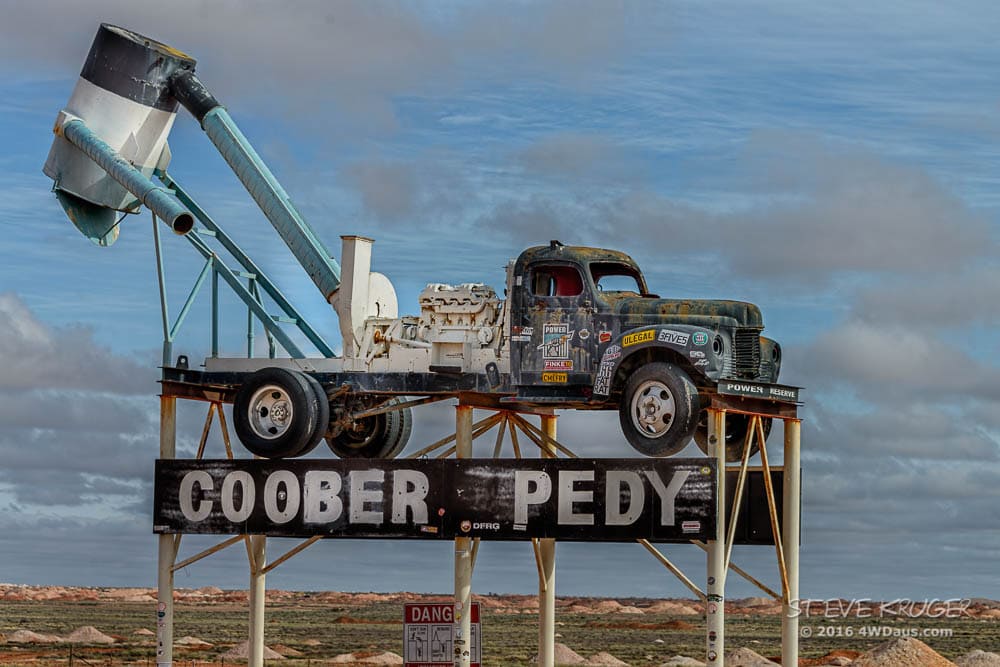 Coober Pedy blower truck