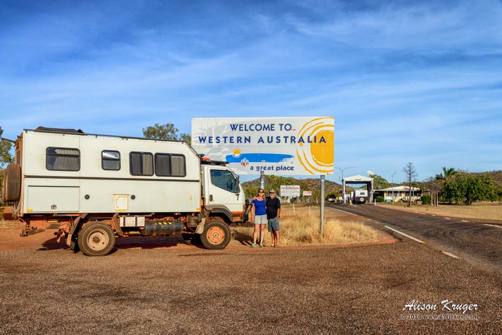 4WDAUS crosses the NT/WA Border at Victoria Highway