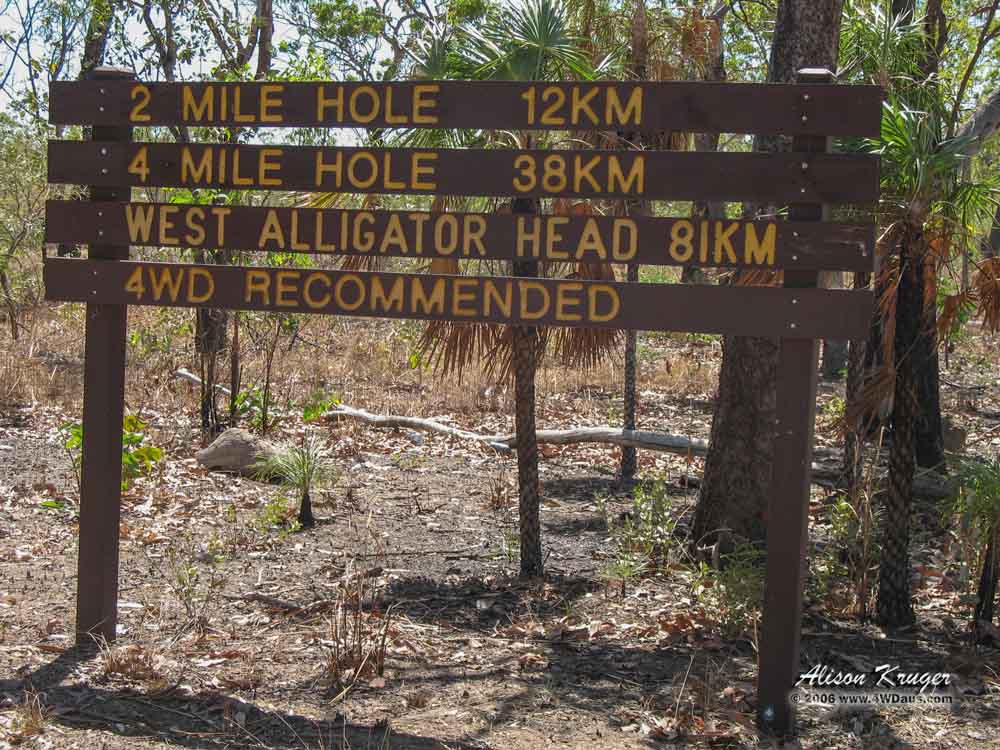 West Alligator Head Signpost