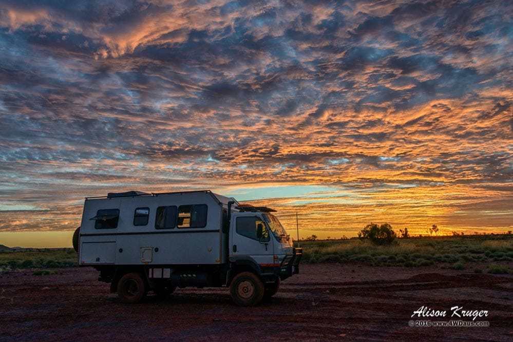 4WDAUS in a Pilbara Sunset
